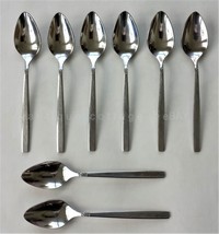 ONEIDA ROGERS 1881 stainless flatware MELISSA 8pc tea spoons - $28.66