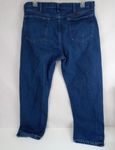 Rustler Men&#39;s Dark Wash 100% Cotton Bootcut Jeans Size 40x30 - £19.06 GBP