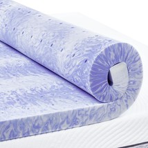 Perlecare 2 Inch Memory Foam Mattress Topper Full, Cooling Gel, Us Certified - $67.59