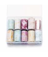 1004cm New Nail Art Marble Series Foils Paper Nail Foil Starry Sky Butte... - £9.98 GBP