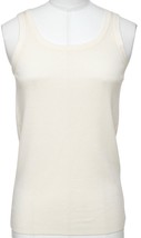 AKRIS PUNTO Sleeveless Sweater Top Knit Shell Wool Cream Sz 8 40 BNWT - £93.44 GBP
