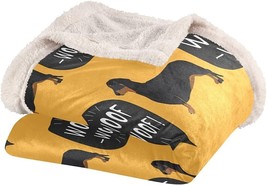 Dachshund Dog Gift For Dog Lover Blanket Fleece 50&#39;&#39;X60 - £31.96 GBP