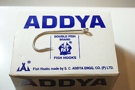 ADDYA Big Game Fishing Hooks Closed Eye Needle Point 8/0 100 Pack - £21.29 GBP