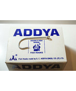 ADDYA Big Game Fishing Hooks Closed Eye Needle Point 8/0 100 Pack - £21.11 GBP