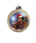 Walt Disney Productions Christmas Ornament Ball Mickey Mouse Santa Claus... - £11.72 GBP