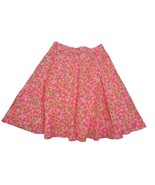 Lilly Pulitzer Womens Size 2 Full Skirt Flower Floral Print Lined - $29.99