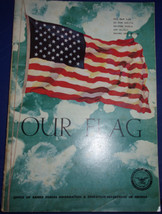 Vintage Our Flag Department Of Defense Pamphlet 1958 - $4.99