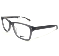 Nike Eyeglasses Frames 7246 034 Clear Matte Smoke Gray Square Full Rim 5... - £89.72 GBP