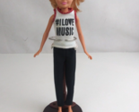 2013 Mattel Barbie Little Sister Stacie I Love Music Tank &amp; Black Pants ... - £9.92 GBP