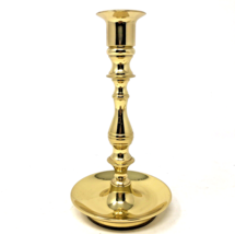 Baldwin Solid Brass Candlestick Forged in America  7” Polished Vintage USA Made - £17.52 GBP