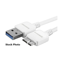 Samsung USB 3.0 Données Synchronisation &amp; Chargeur pour Galaxy Note 3/S5, Blanc - $7.90