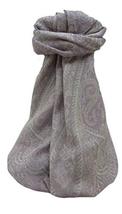 Muffler Scarf 0019 in Fine Pashmina Wool Heritage Range by Pashmina &amp; Silk - £30.27 GBP
