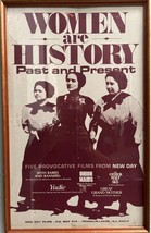 &quot;Women are History Past and Present&quot; Original Women Rights Movie Poster - $169.00