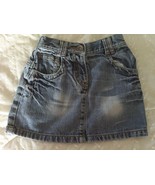 NEXT very cute denim mini skirt embroidered age 12-18 months  80-86cm - $6.63