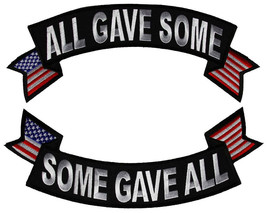 ALL GAVE SOME SOME GAVE ALL TOP AND BOTTOM ROCKER SET - $37.00