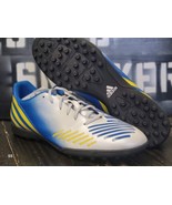 2012 Adidas Predito LZ TRX TF White/Blue Futsal Indoor Soccer Shoes Men ... - £67.87 GBP