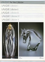 Lalique Collections I II III IV &amp; V Brochures &amp; Price List 1993 - $57.42