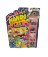 VINTAGE 1991 SAVAGE MONDO BLITZERS THE SKULL CRUNCHERS MOC 4 PACK TOY NOS - £28.98 GBP