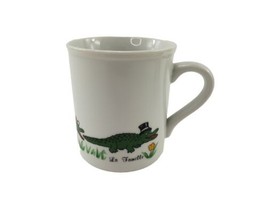 Papel A La Gaton Alligator Gator Family Swamp Nola Coffee Cup Mug Cup Japan  - £15.16 GBP