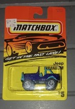 Matchbox 1/64 Diecast Bad To The Bone Purple Jeep Wrangler 1995 - £5.49 GBP