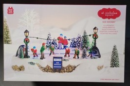 St. Nicholas Square &quot;Ice Hockey&quot; Musical Animated Display Brand New 2022 - £137.29 GBP
