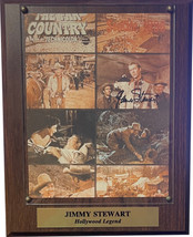 Jimmy Stewart Signed 1954 The Far Country Western Movie 8x10 Collage/Plaque (10. - £118.78 GBP