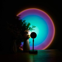 Sunset Lamp, Projector Light 180 Degree Rotation Projection Led Light (Rainbow) - £21.94 GBP