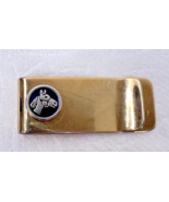 Vintage Money Clip w Horse Both Gold and Silver Tone Metal - $18.32
