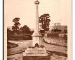 War Memorial Monument at Cross Roads Cheddar Somerset England WB Postcar... - $4.90