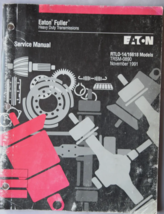 Eaton Completa Resistente Trasmissione Servizio Sho Manuale RTLO-14/16618 - $29.98