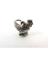 Sterling Silver Chicken Hen Charm Pendant - €8,15 EUR