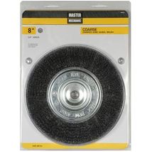 Master Mechanic 160533 8 -Inch, Crimped Coarse Wire Wheel Brush - $32.89 CAD