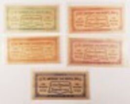 Marietta, OH 1963 175th Anniversary One Wooden Nickel Lot of 5 - $81.68