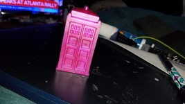 Handmade Pink Resin Doctor Who Tardis Statue - $19.50 CAD