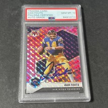 2021 Panini Mosaic #112 Dan Fouts Signed Card AUTO 10 PSA Slabbed Chargers - £54.84 GBP