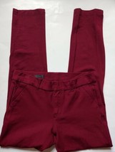 Kut From The Kloth Trouser Skinny Pants Womens Size 4 Long Burgundy Red Knit - £17.01 GBP