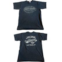 Vintage Harley Davidson Mens Las Vegas T Shirt Sz M Black Faded Made USA... - $19.75
