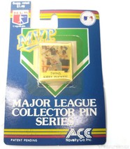 Kirby Puckett Twins MVP Collectors Pin vtg 1992 Ace Novelty Co. MLB - £7.90 GBP