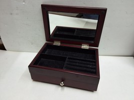 Cherry colored jewelry box - £31.18 GBP