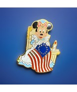 VTG Minnie Mouse Betsy Ross Sewing USA Flag 1989 Walt Disney Eastman kod... - $134.02 MXN
