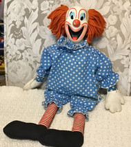 BOZO THE CLOWN Mattel Pull-String Talking Doll - Vintage 1963, WORKS!!! - £78.95 GBP