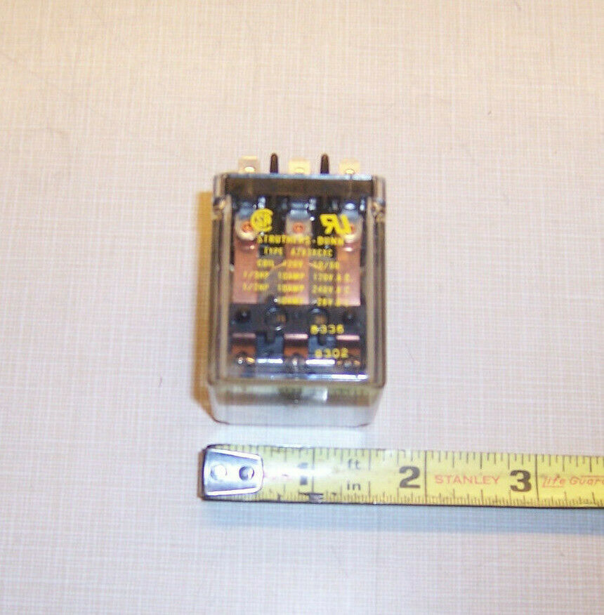 Struthers-Dunn A283XCXC 120VAC Plug In Relay, NOS - $1.91