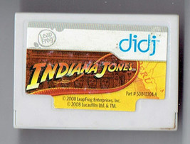 leapFrog DiDj Game Cart Indian Jones Game Cartridge Game Rare HTF - £7.73 GBP