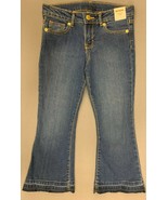 NWT Gymboree Adjustable Waist Girls Size 7 Released Hem Denim Jeans C81043 - $284.91 MXN