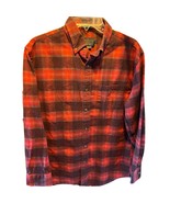 Pendleton mason men’s M red plaid long sleeve button down cotton flannel... - $33.61 CAD
