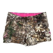 Carhartt Little Girl Realtree Camo Shorts Adjustable Waist Brown Pink Size 4T - £11.14 GBP