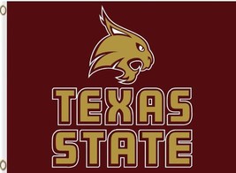 Texas State Bobcats Sports Team Flag 3x5ft - $17.99