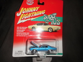 2002 Johnny Lightning Super 70's "1970 Chevy Monte Carlo SS454" Mint Car On Card - $4.00