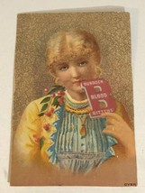 Burdock Blood Bitters Quack Medicine Victorian Trade Card Syracuse New York VTC1 - $6.92