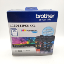 Brother LC30333PKS XXL INKvestment Tank 3 Pack Color Ink Cartridges - $32.62